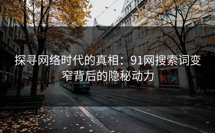 探寻网络时代的真相：91网搜索词变窄背后的隐秘动力